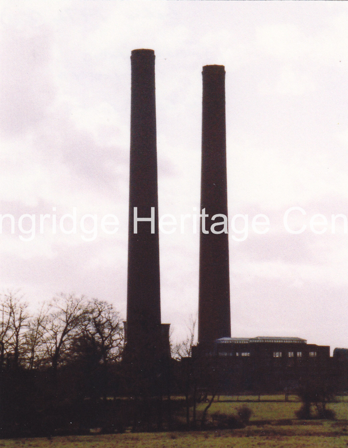 535C - Courtaulds  Red Scar factory - View of chimneys - Unknown